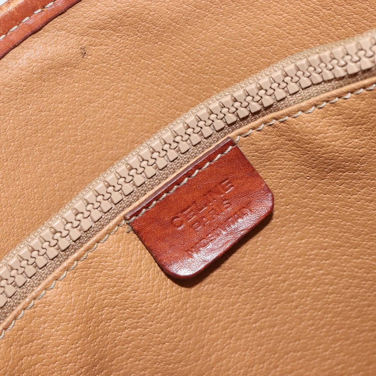 Celine Vintage Macadam Tote bag Canvas, BROWN, CANVAS, Tote bag