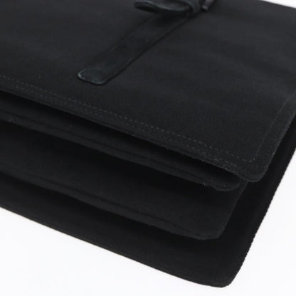 Prada Vintage Handbag Cotton, BLACK, COTTON, Handbag