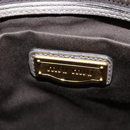 Miu Miu Coffer Convertible Hobo Matelasse Leather, GRAY, LEATHER, Handbag