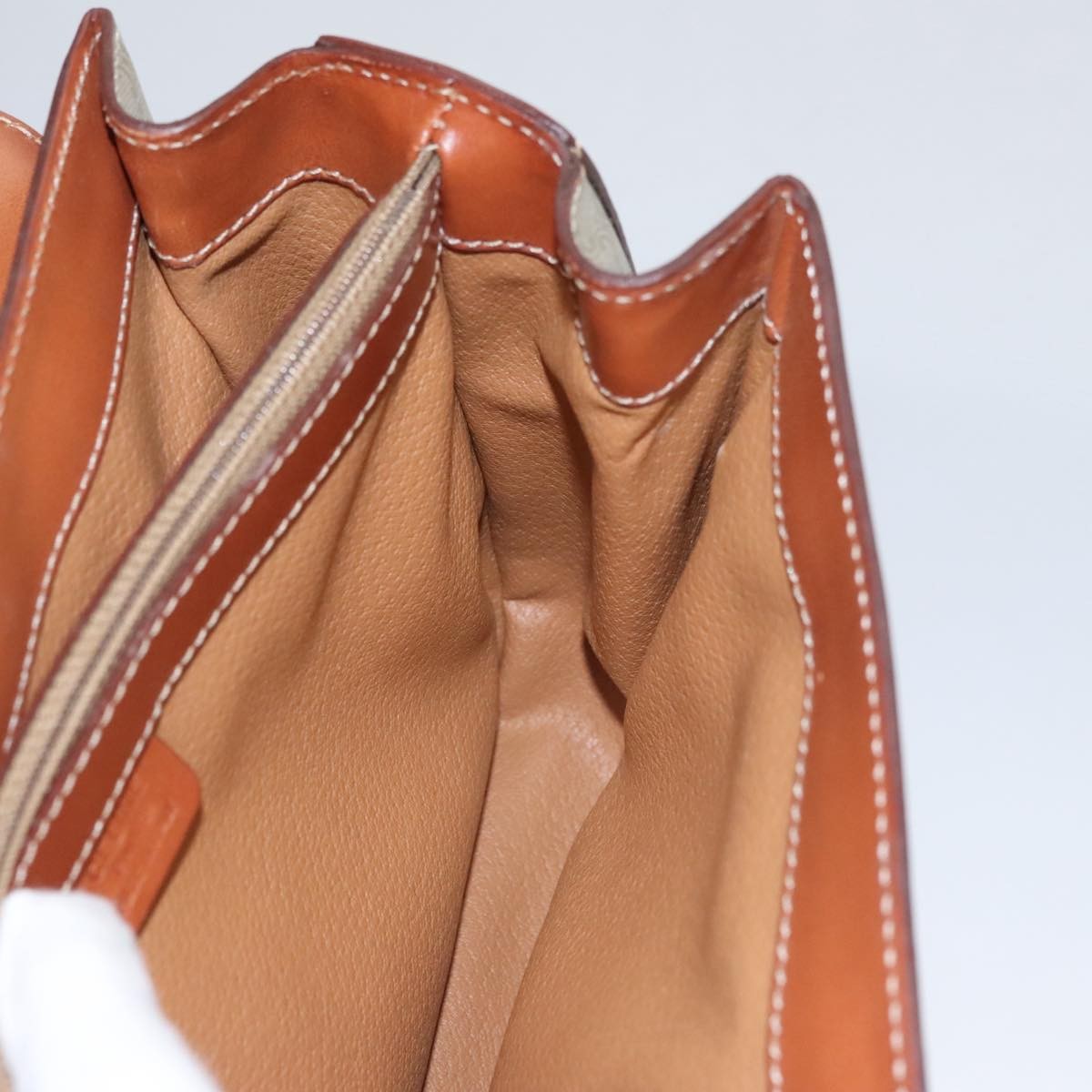 Celine Vintage Convertible Top Handle Bag Macadam Coated Canvas, BEIGE, CANVAS, Handbag