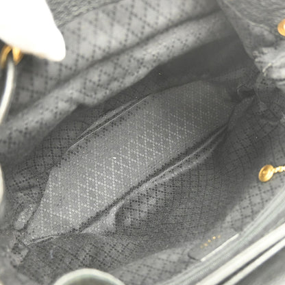 Gucci Vintage Bamboo Backpack Suede, BLACK, SUEDE, Backpack