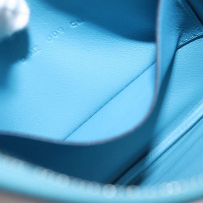 Hermes Carre Pocket Pouch Printed Swift, MULTICOLOUR, LEATHER, Clutche & pouche