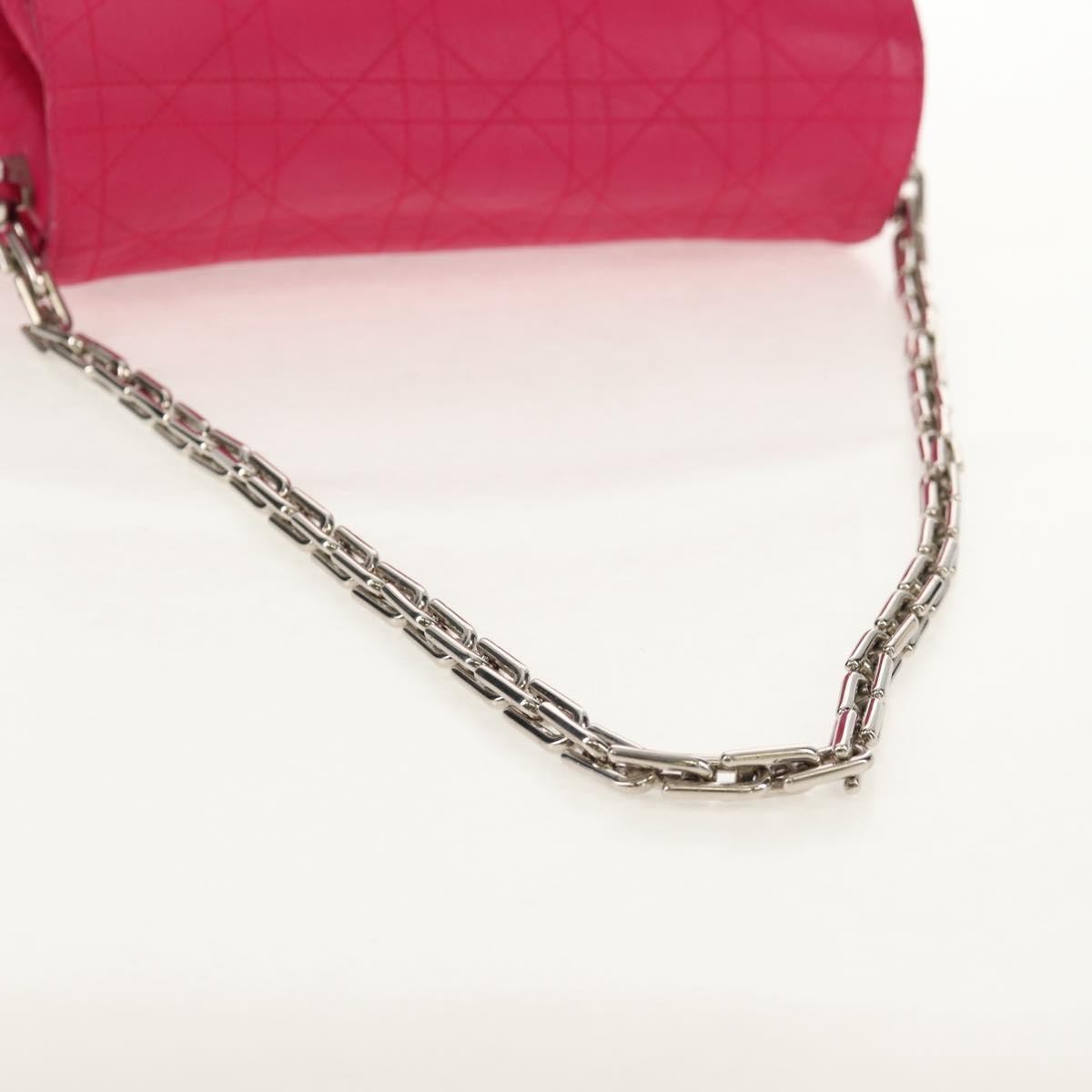 Christian Dior Long Chain Miss Dior Bag Cannage Quilt Lambskin, PINK, LEATHER, Shoulder bag