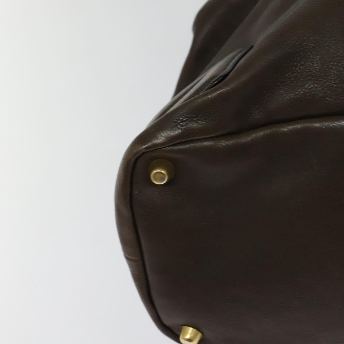 Chloe Vintage Tote bag Leather, BROWN, LEATHER, Tote bag