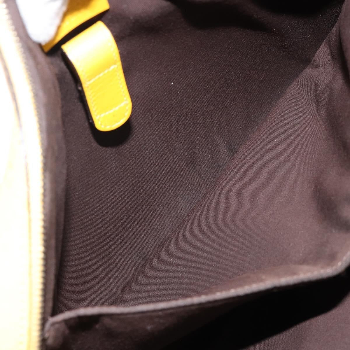 Gucci Diamante bright briefcase Leather, YELLOW, LEATHER, Briefcase