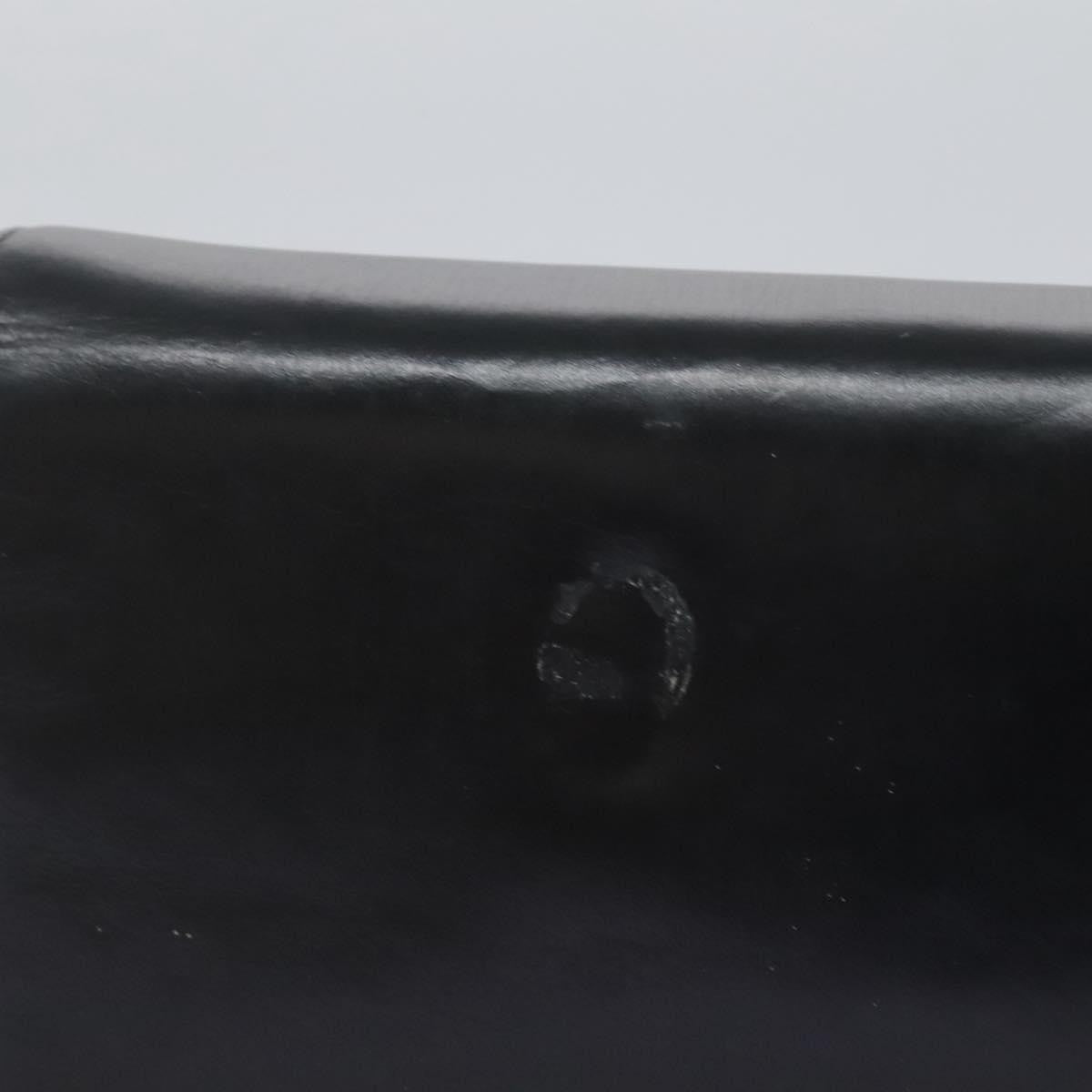 Christian Dior Vintage Shoulder Bag Leather, BLACK, LEATHER, Shoulder bag