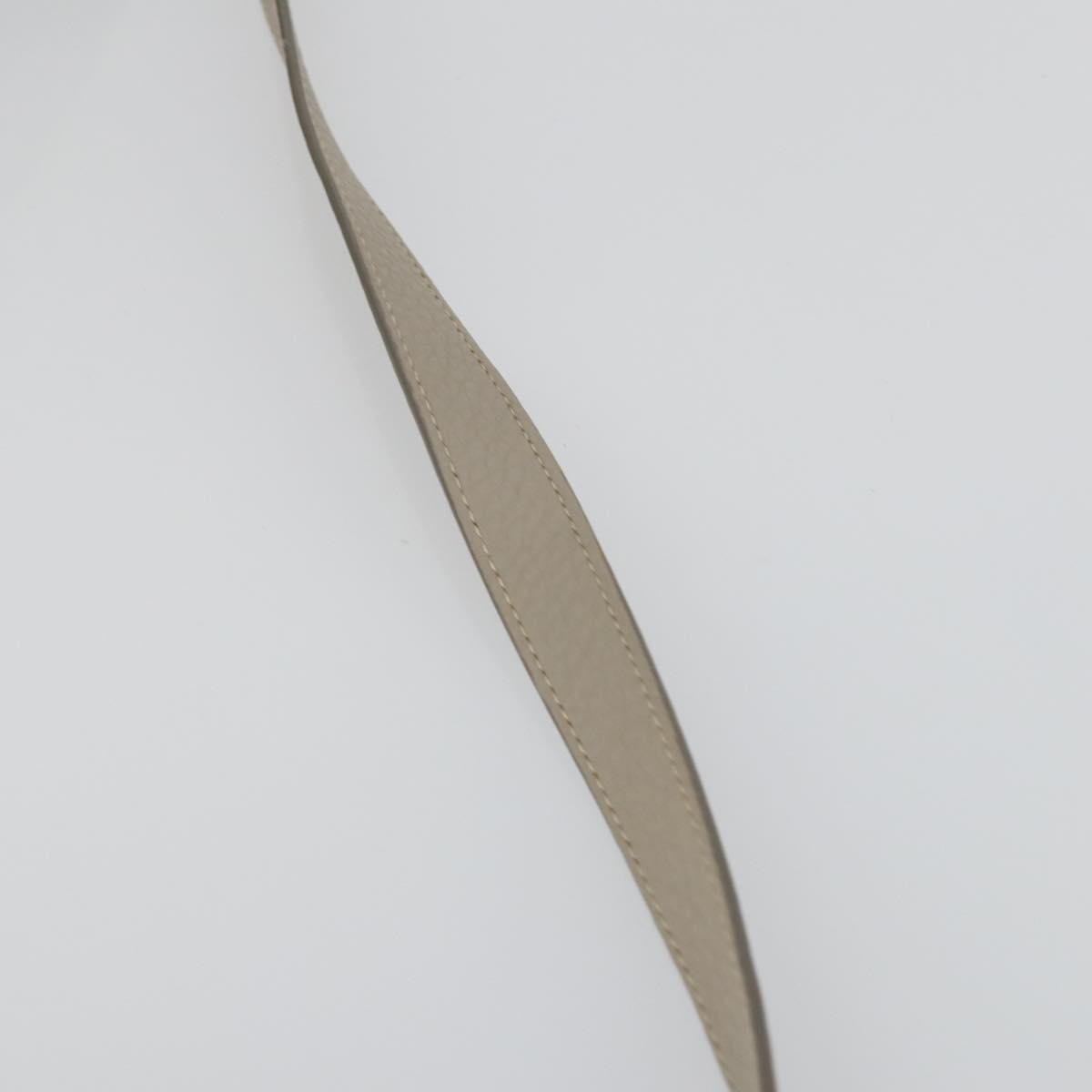 Prada Convertible Shopper Tote Vitello Daino, GRAY, LEATHER, Tote bag