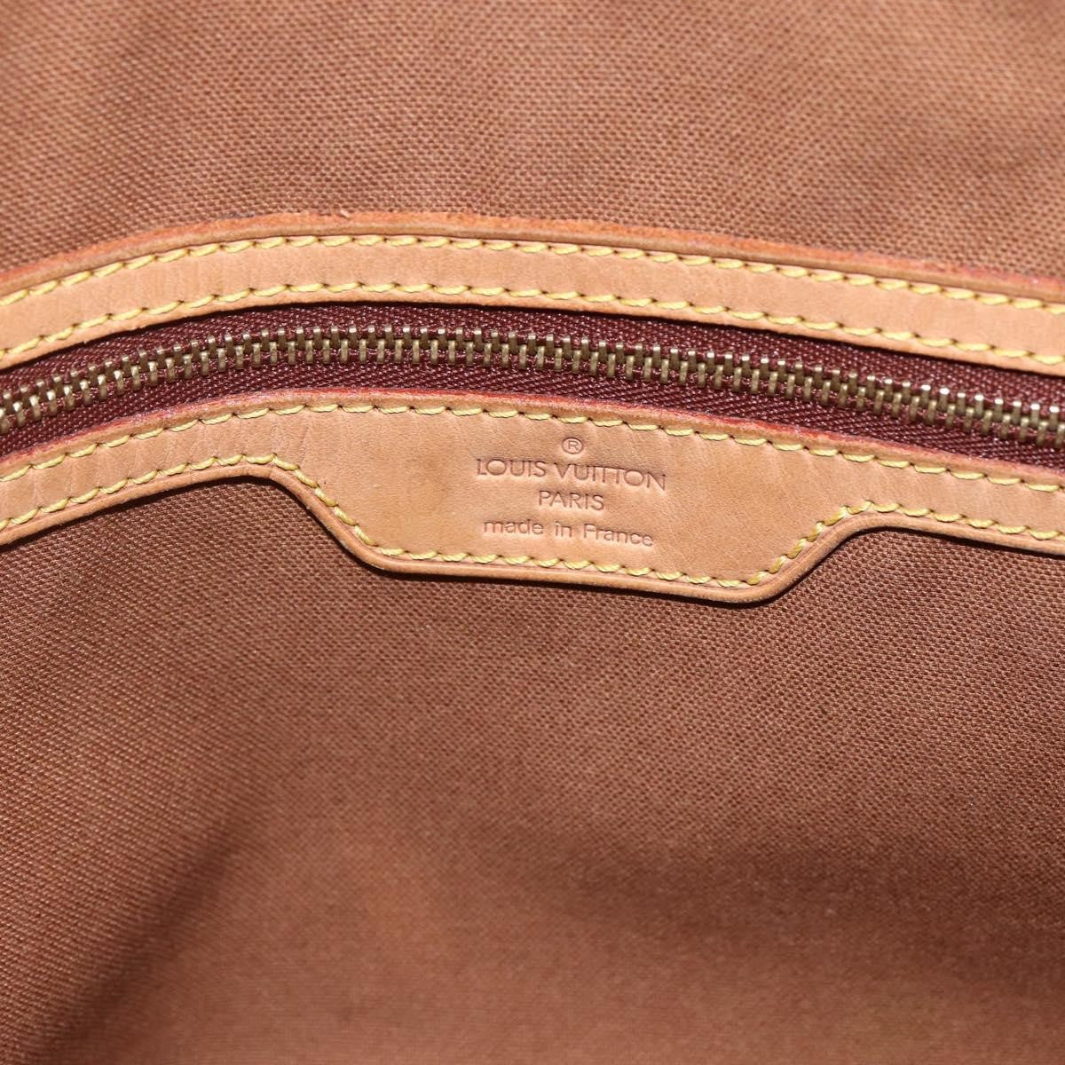 Louis Vuitton Cabas Mezzo Monogram Canvas, BROWN, CANVAS, Tote bag