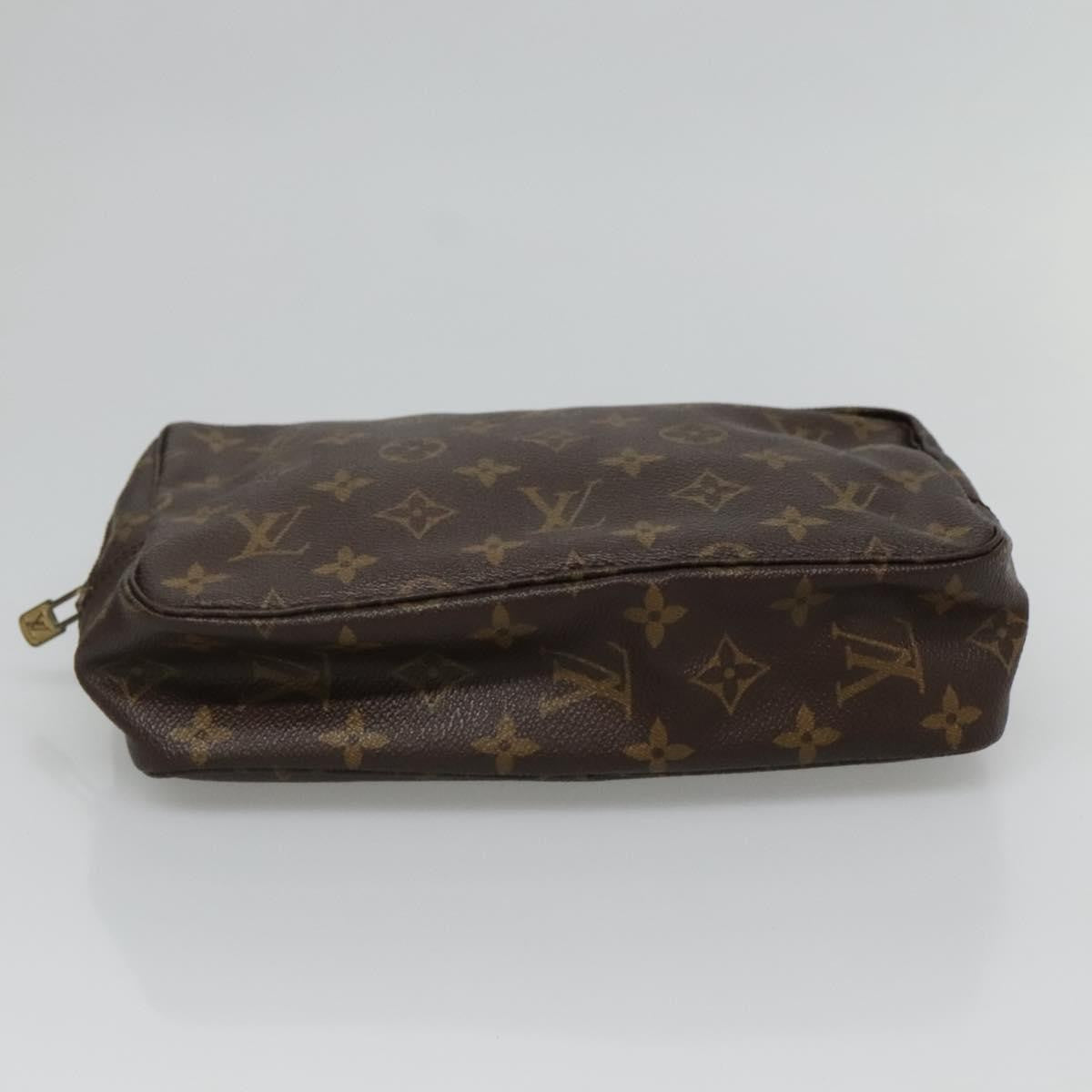 Louis Vuitton Trousse Toiletry Pouch Monogram Canvas, BROWN, CANVAS, Toiletry Case