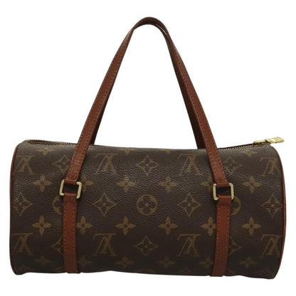 Louis Vuitton Papillon Handbag Monogram Canvas, BROWN, CANVAS, Handbag