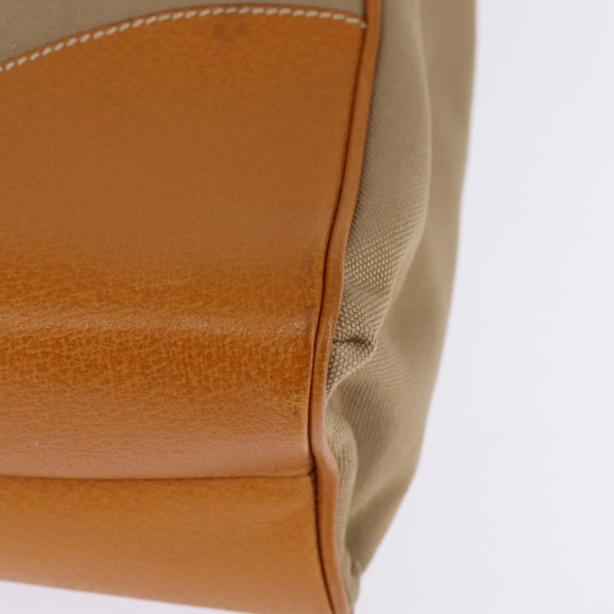 Prada Lux Convertible Open Tote Canvas and leather, BEIGE, CANVAS, Tote bag