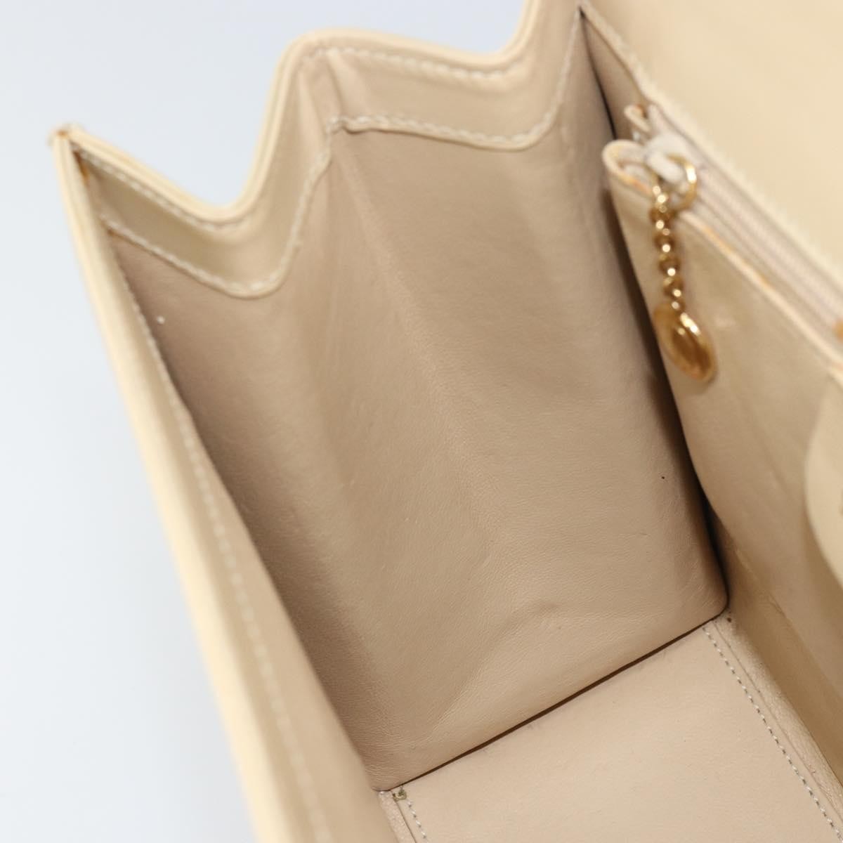 Gucci Vintage Lady Lock Top Handle Bag Leather, BEIGE, LEATHER, Handbag