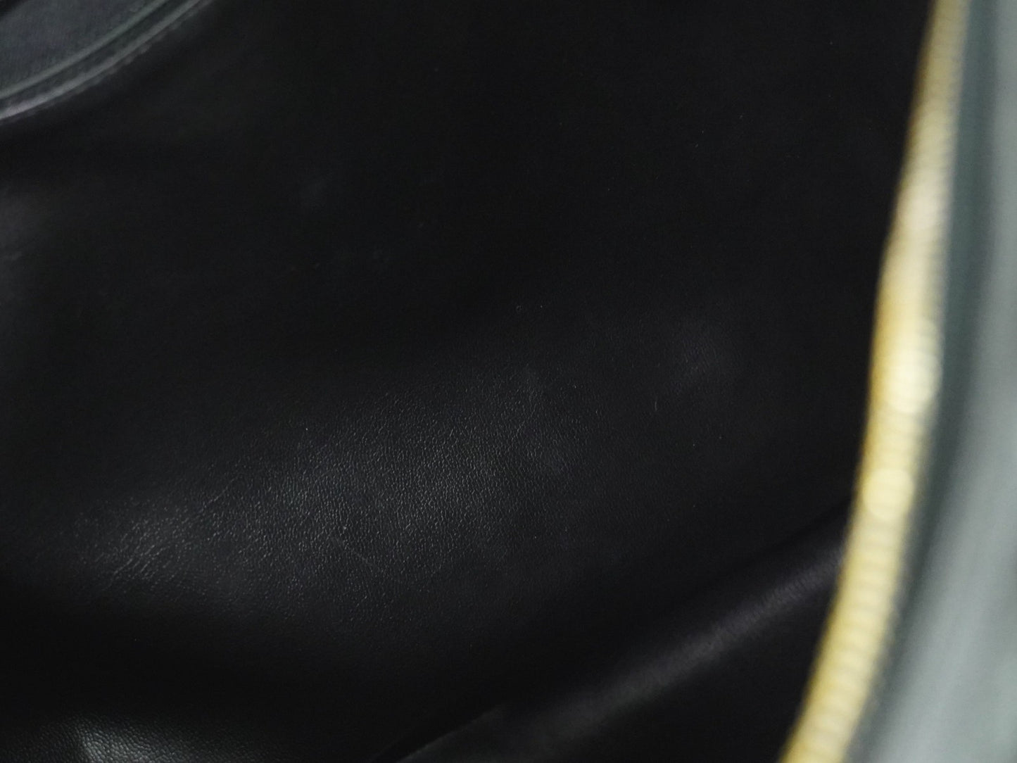 Chanel Vintage Front Pocket Tote Caviar, BLACK, LEATHER, Tote bag