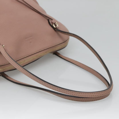 Gucci Bree Dome Tote Leather, PINK, LEATHER, Shoulder bag