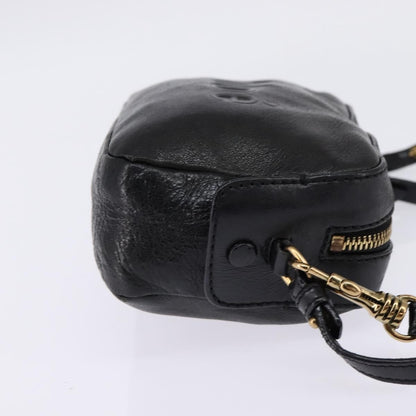 Chloe Vintage Shoulder Bag Leather, BLACK, LEATHER, Shoulder bag