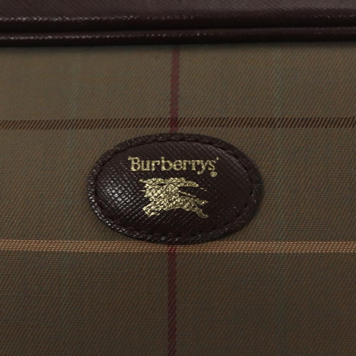 Burberry Nova check Pochette Canvas, BROWN, CANVAS, Clutche & pouche