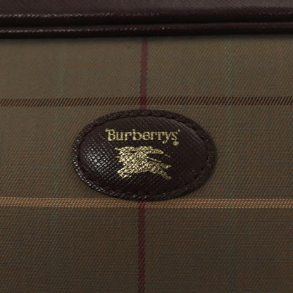 Burberry Nova check Pochette Canvas, BROWN, CANVAS, Clutche & pouche