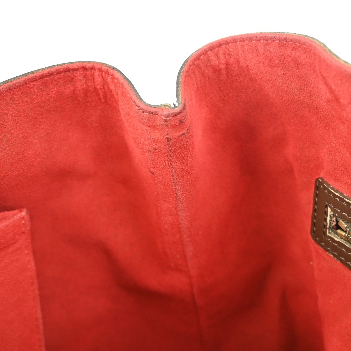 Louis Vuitton Hampstead Handbag Damier, BROWN, CANVAS, Tote bag