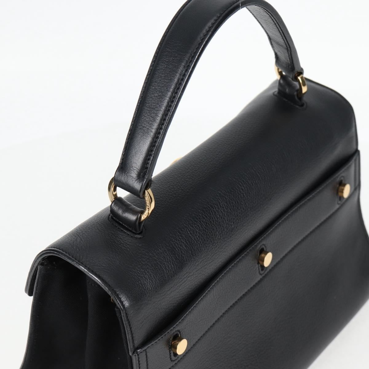 Saint Laurent Muse Two Bag Leather, BLACK, LEATHER, Handbag