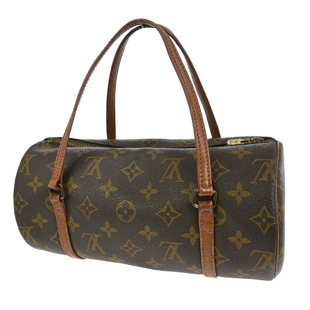 Louis Vuitton Papillon Handbag Monogram Canvas, BROWN, CANVAS, Handbag