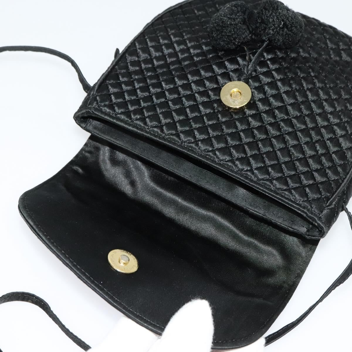 Bottega Veneta Intrecciato Clutch bag Calfskin, BLACK, SATIN, Shoulder bag