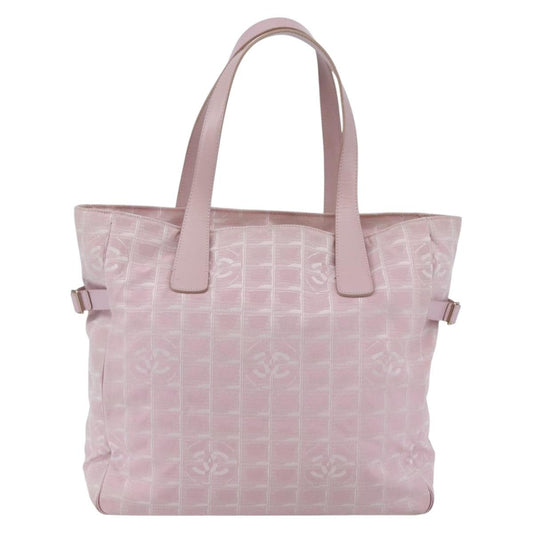 Chanel Travel Line Tote Nylon, PINK, NYLON, Tote bag