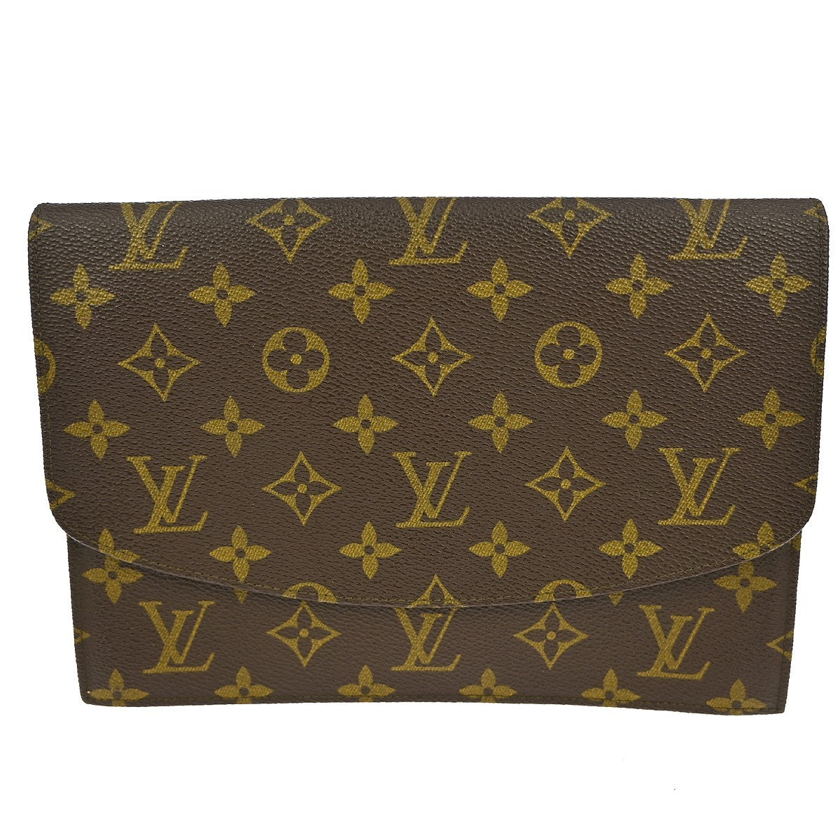 Louis Vuitton Pochette Rabat Monogram Canvas, BROWN, CANVAS, Clutche & pouche
