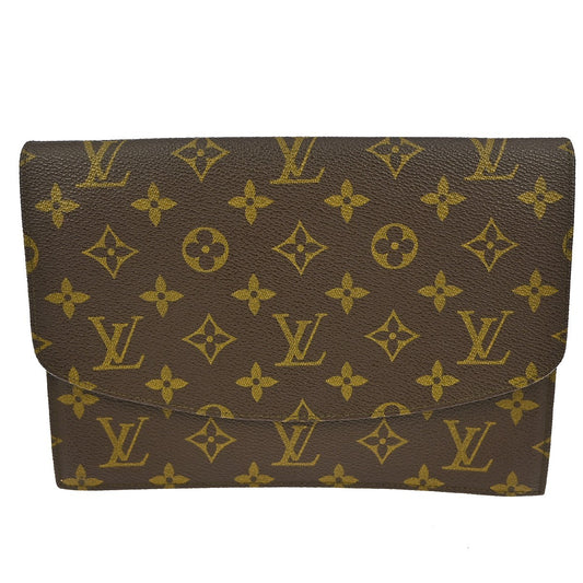 Louis Vuitton Pochette Rabat Monogram Canvas, BROWN, CANVAS, Clutche & pouche