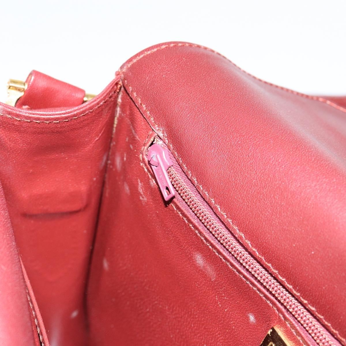 cartier Must de Cartier Shoulder Bag Leather, BURGUNDY, LEATHER, Shoulder bag