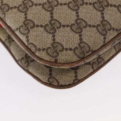 Gucci Vintage Shoulder Bag GG Coated Canvas, BEIGE, PVC, Shoulder bag