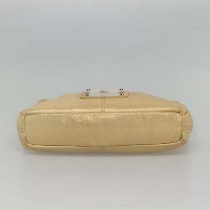 Burberry Blue Label Tote Bag Leather, GOLD, LEATHER, Tote bag