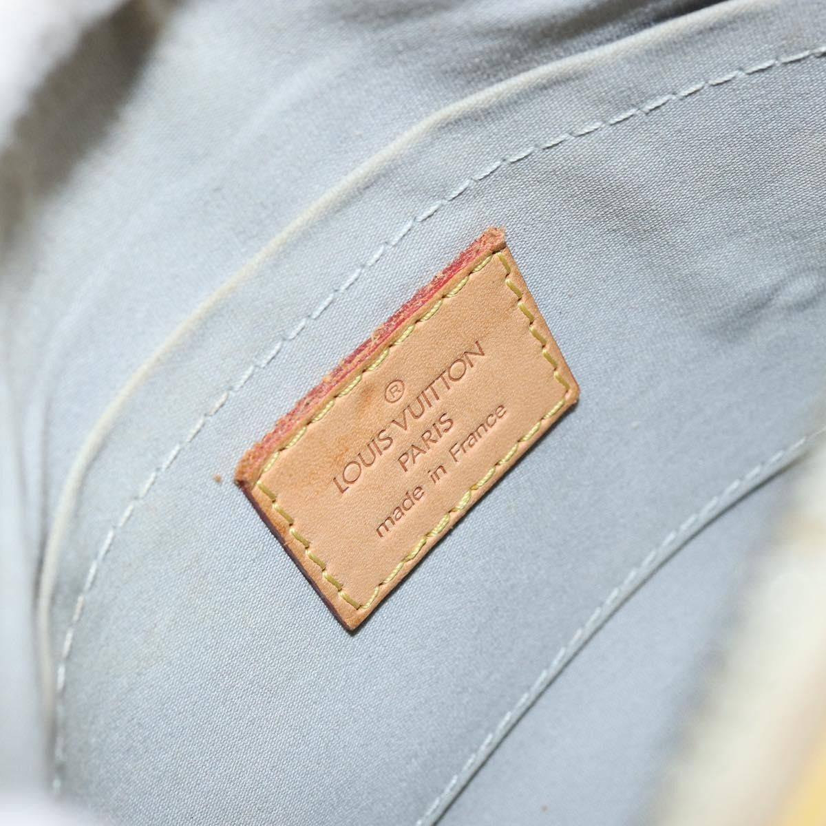 Louis Vuitton Minna Street Handbag Monogram Vernis, YELLOW, PATENT_LEATHER, Shoulder bag