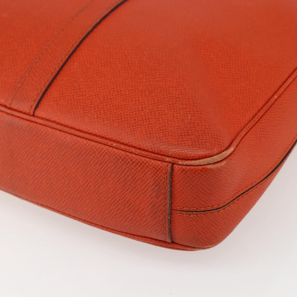 Louis Vuitton Porte-Documents Voyage Briefcase Taiga Leather, ORANGE, LEATHER, Briefcase