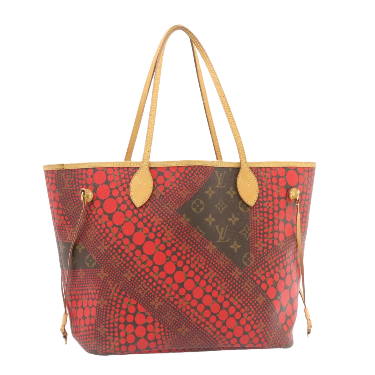 Louis Vuitton Neverfull Tote Limited Edition Kusama Waves Monogram Canvas, MULTICOLOUR, CANVAS, Tote bag