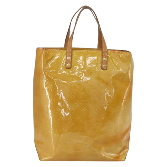 Louis Vuitton Reade Handbag Monogram Vernis, BEIGE, PATENT_LEATHER, Tote bag