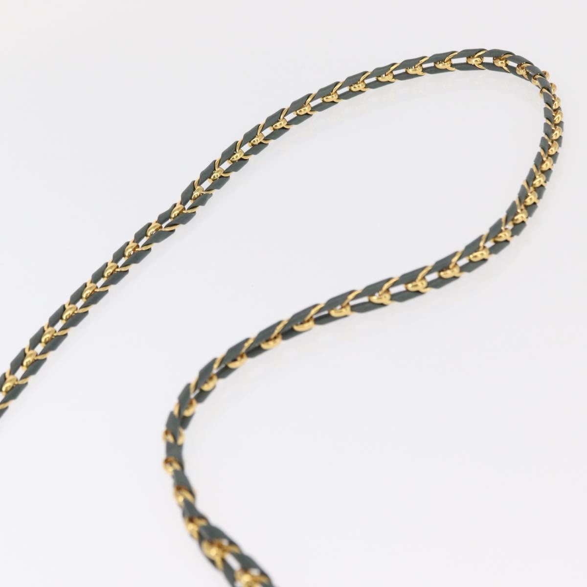 Bally Vintage Chain Shoulder Bag Quilted Suede, GRAY, SUEDE, Shoulder bag