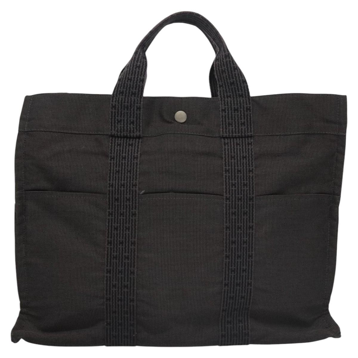 Hermes Fourre-tout Herline Fourre-tout Herline, GRAY, CANVAS, Tote bag