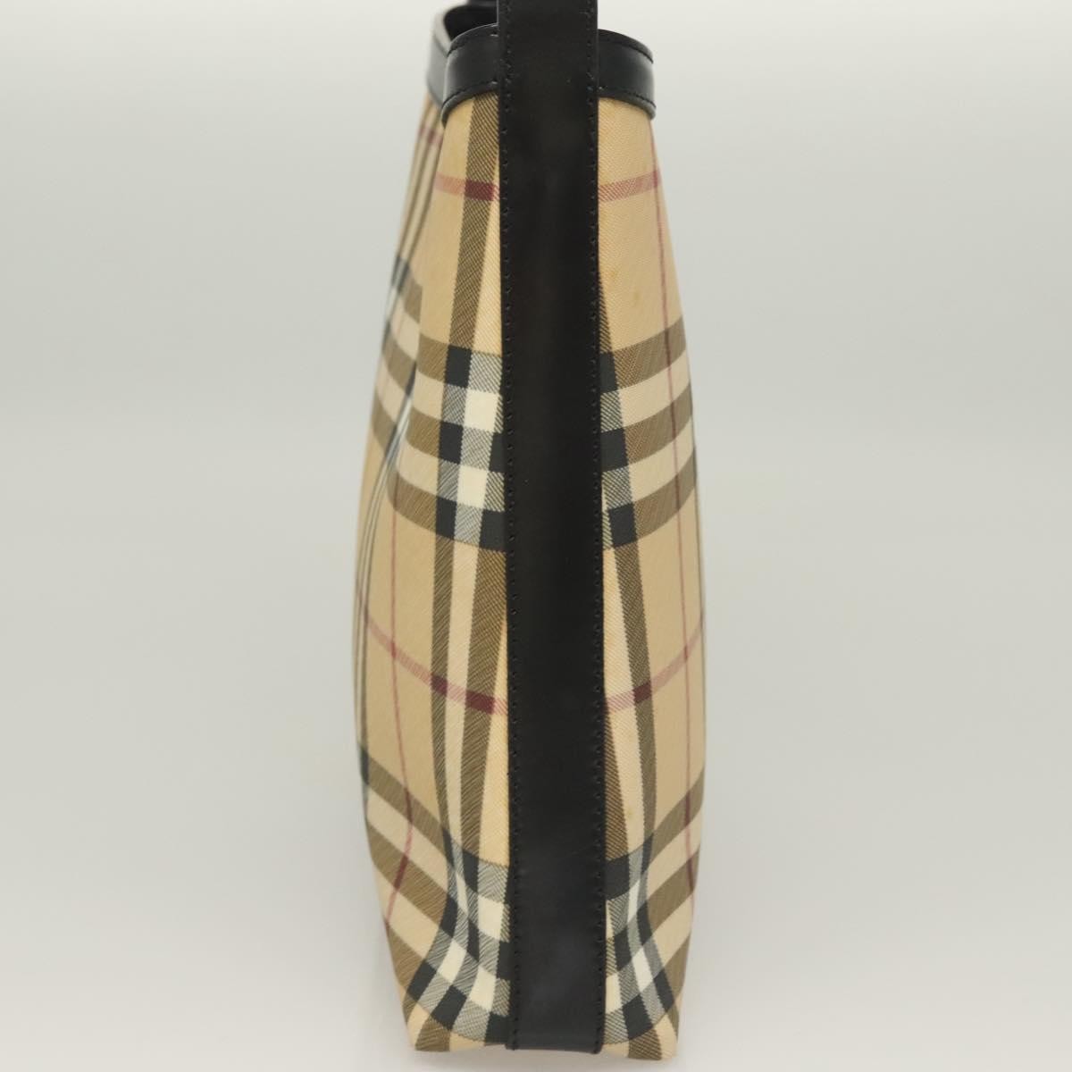 Burberry Shoulder Bag Nova Check Canvas, BEIGE, PVC, Shoulder bag