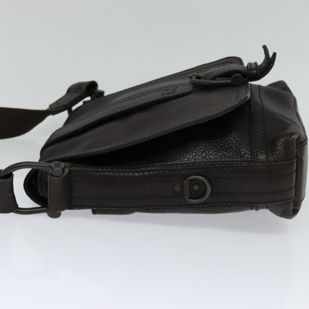 Burberry Vintage Shoulder Bag Leather, BROWN, LEATHER, Shoulder bag