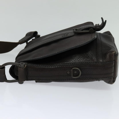 Burberry Vintage Shoulder Bag Leather, BROWN, LEATHER, Shoulder bag