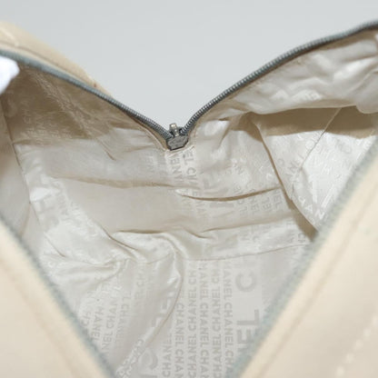 Chanel Chocolate Bar CC Bowler Bag Canvas, BEIGE, CANVAS, Handbag