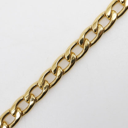 Chanel Vintage CC Chain Belt Metal and Leather, GOLD, GOLD_PLATED, Belts