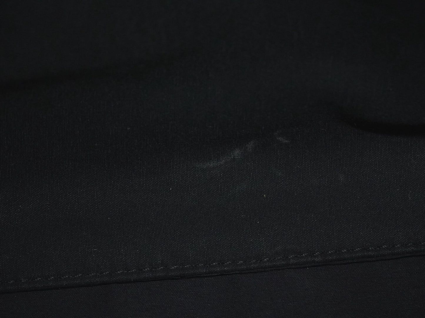 Hermes Acapulco Tote Toile and Leather, BLACK, CANVAS, Tote bag