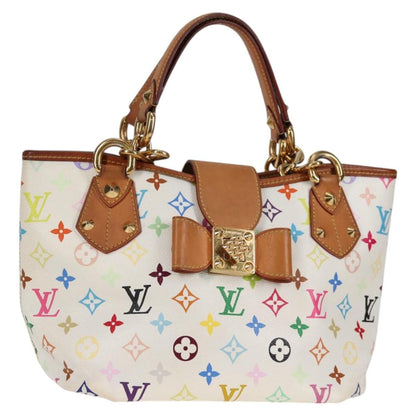 Louis Vuitton Annie Handbag Monogram Multicolor, WHITE, CANVAS, Tote bag