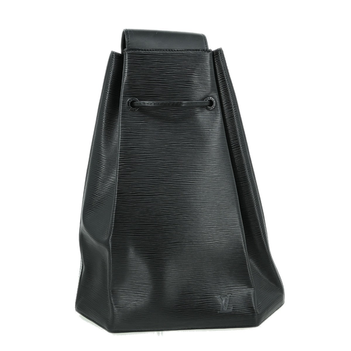 Louis Vuitton Sac a Dos Drawstring Backpack Epi Leather, BLACK, LEATHER, Backpack