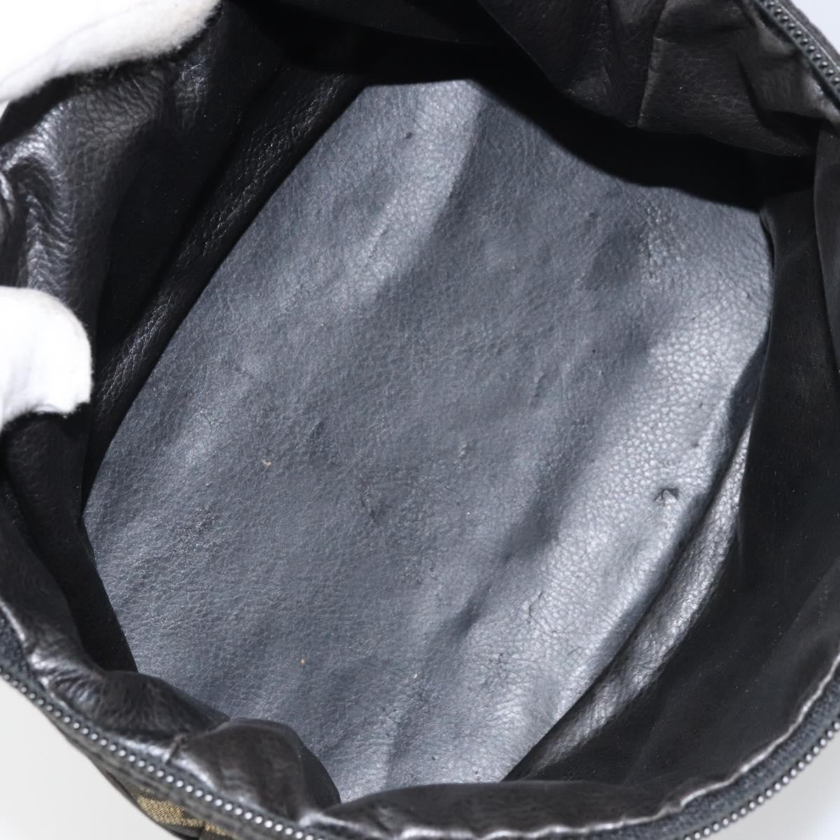 Fendi Vanity Clutch Canvas, BROWN, CANVAS, Clutche & pouche