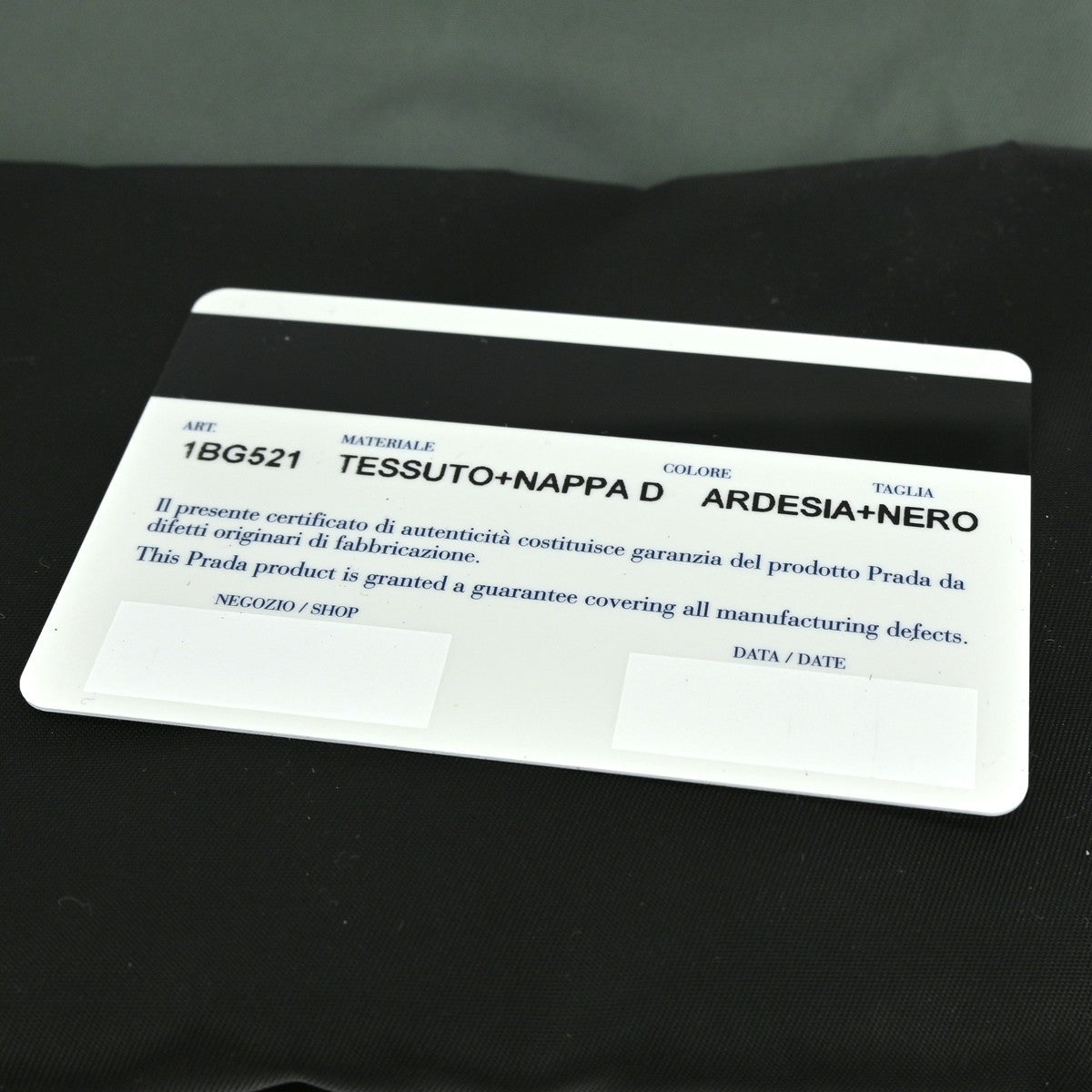 Prada Convertible Double Tote Tessuto, BLACK, NYLON, Tote bag