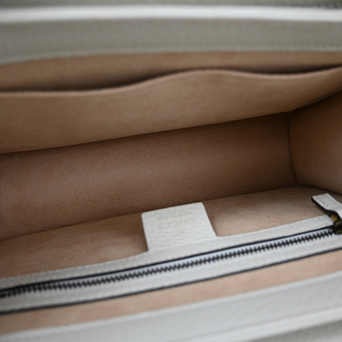 Gucci Queen Margaret Top Handle Bag GG Coated Canvas with Leather, BEIGE, CANVAS, Handbag