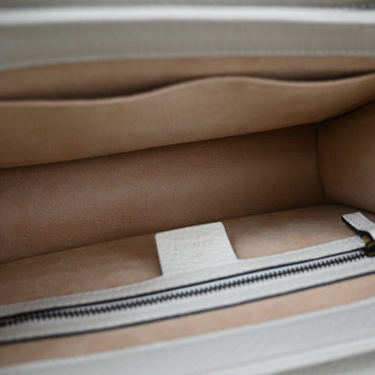 Gucci Queen Margaret Top Handle Bag GG Coated Canvas with Leather, BEIGE, CANVAS, Handbag