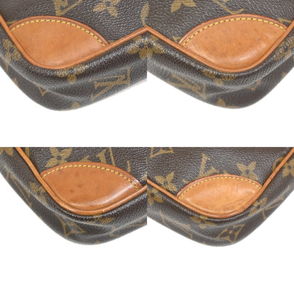 Louis Vuitton Danube Handbag Monogram Canvas, BROWN, LEATHER, Shoulder bag